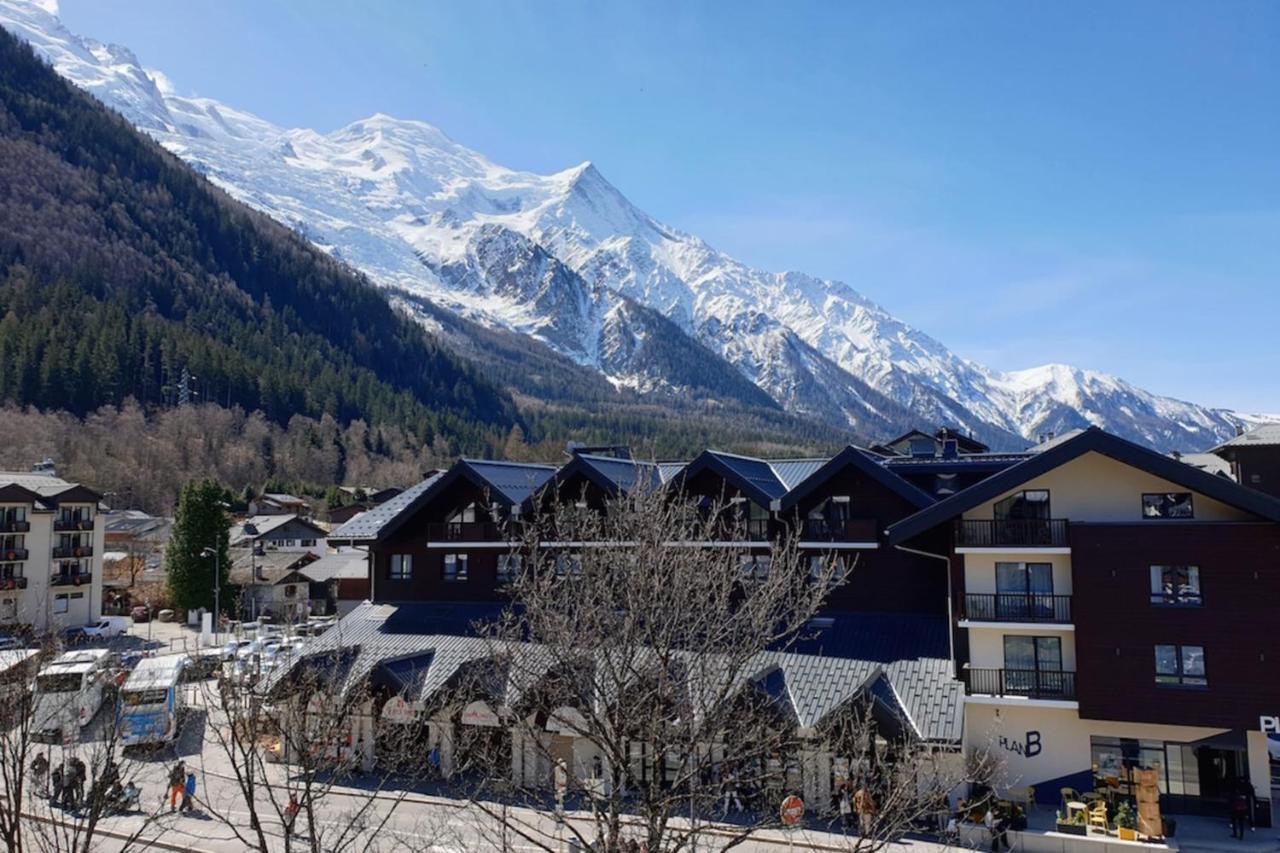 Hypercenter 27 M With Balcony Mont Blanc View Apartment Chamonix Bagian luar foto